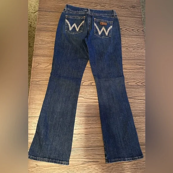 Wrangler Women's Dark Blue Boot Cut Jeans - Picture 2 of 6